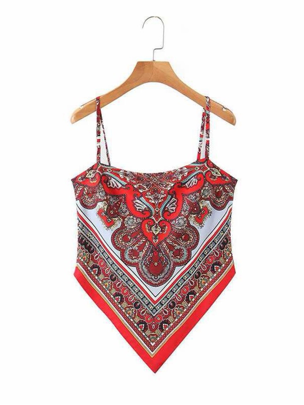 Backless Paisley Top